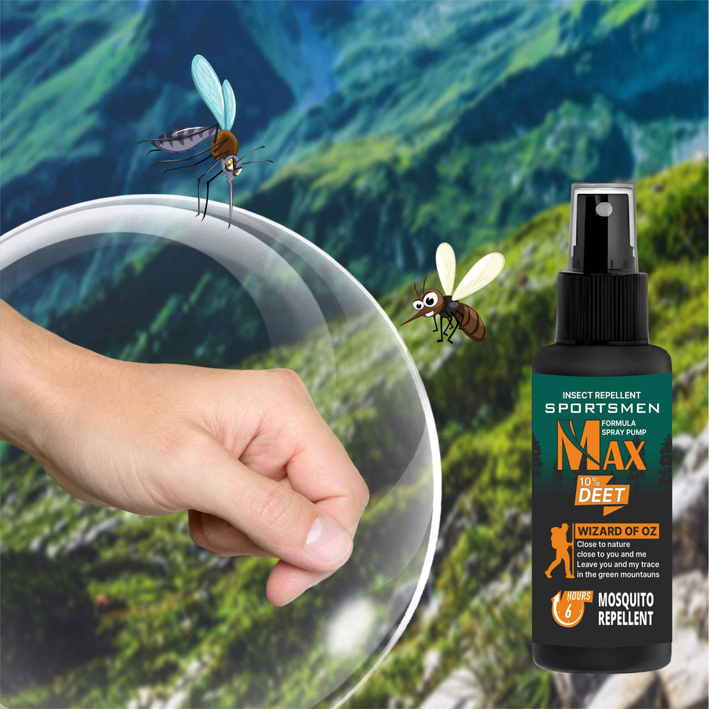 Deet Mosquito and Insect Repellent Spray (Pack of 2)